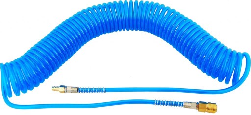 Пневматичний спіральний шланг PU 12 X 8 мм 10 м