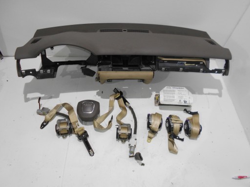 AUDI A8 D3 LIFT Armaturenbrett AIRBAG Gurten KOMPLET