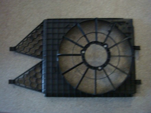 SKODA FABIA II LIFT КОРПУС ВЕНТИЛЯТОРА 1.6 TDI