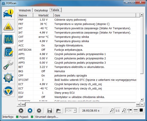 STN1170 ELM327 v3 Diagnoza OBD2 MSCAN Ford polski