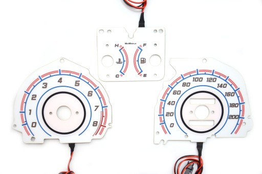 Honda CRX 1988-1990 диски одометра indiglo pattern 2