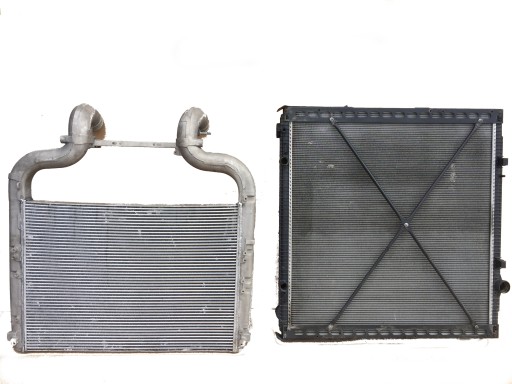 ВОЗДУШНЫЙ ОХЛАДИТЕЛЬ ИНТЕРКУЛЕР + ВОДА DAF XF 106