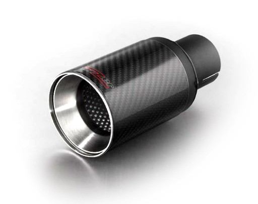 Спортивный наконечник глушителя зуммера 80 мм CARBON