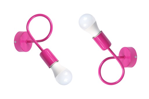 Настінний світильник MODERNO рожевий 1001/1R