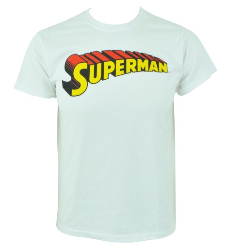 DC COMICS tričko superman bavlna biela 12-13rokov