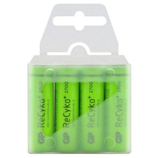 4 batérie AA R6 2700mAh GP ReCyko+ Ready2Use