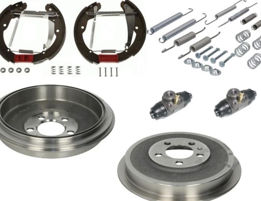 БАРАБАНЫ ЧЕЛЮСТИ ЦИЛИНДРА ПРУЖИНЫ SEAT CORDOBA 6L