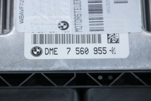 BMW E90 320si 170 KM Ordinateur CAS Clé 7560955