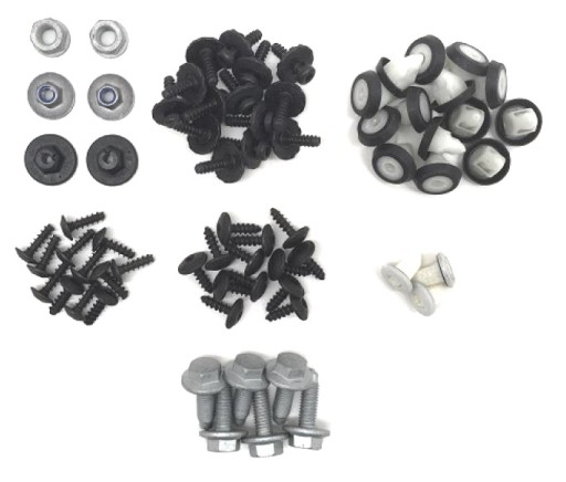 4G0098627 - Комплект кріпильних елементів заднього бампера AUDI A6 A7