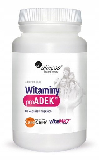 Vitamín Pro ADEK Aliness 60 kaps. NATURAL