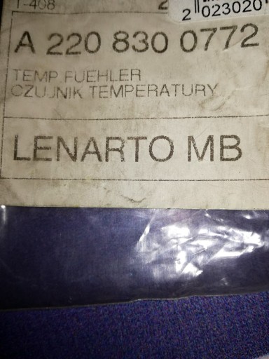 A2208300772 - W220 датчик температури OE a 2208300772 розпродаж
