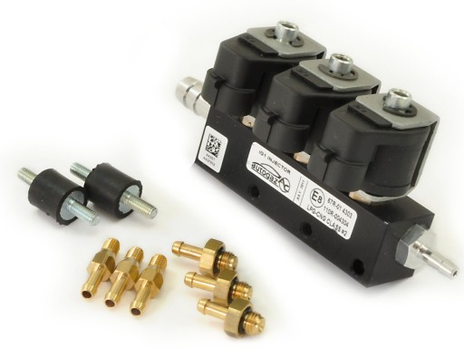 RAI.IG1.3C.3 - Rail IG1 3cyl 3ohm ливарна рейка + форсунки