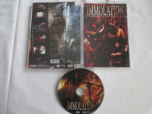 Zdjęcie oferty: DVD IMMOLATION Bringing Down the World