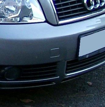 BOUCHON PARE-CHOCS AVANT CROCHET HOL AUDI A4 B6 COULEUR