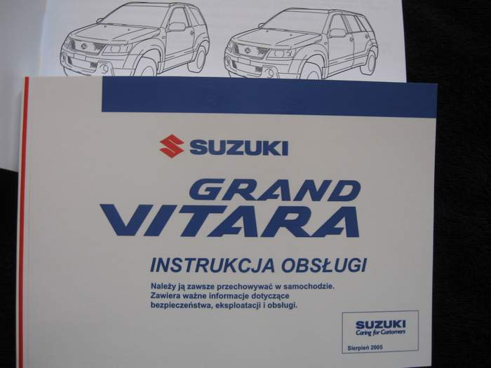 SUZUKI GRAND VITARA II POLSKA INSTRUCTION DE SERVICE ÉTAT NOUVEAU photo 1 - milautoparts-fr.ukrlive.com