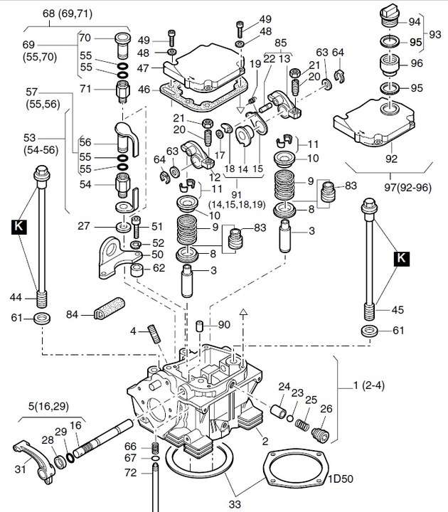 HATZ 1D41 1D50 ÉPINGLE CULASSE 174MM 04028500 photo 2 - milautoparts-fr.ukrlive.com