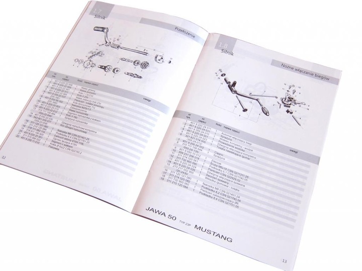 KATALOG SPARE PARTS MANUAL JAWA JAWKA 50 MUSTANG photo 2 - milautoparts-fr.ukrlive.com