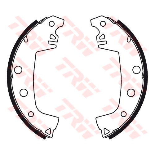 TRW BRAKE SHOES FRONT RENAULT 4 R4 1978-90 photo 1 - milautoparts-fr.ukrlive.com