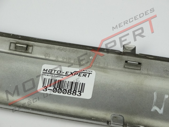 MERCEDES CL W215 FACING, PANEL BUMPER REAR LEFT 744U photo 4 - milautoparts-fr.ukrlive.com