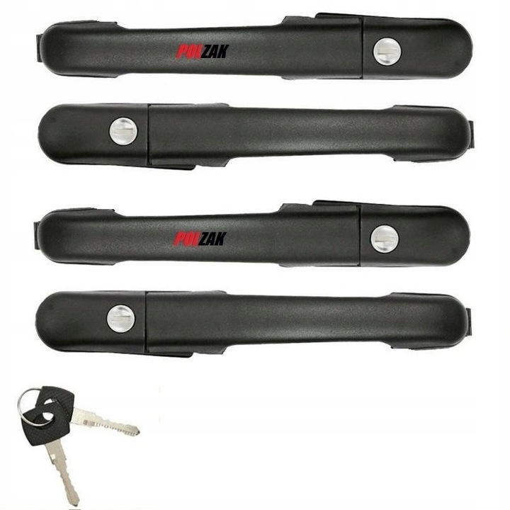 SET HANDLES DOOR 4 HANDLES LININGS LOCKS VOLKSWAGEN LT28 LT35 LT46 96-06 photo 2 - milautoparts-fr.ukrlive.com