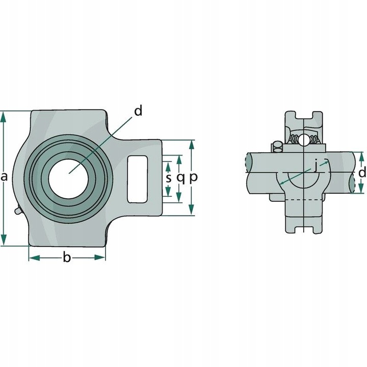 BEARING SAMONASTAWNE FROM CASING UCT205 205 photo 2 - milautoparts-fr.ukrlive.com