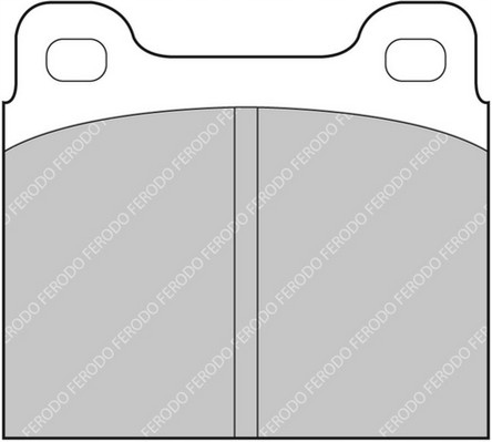 SABOTS DE FREIN FERODO RACING DS2500 ARRIÈRE MERCEDES W126 photo 2 - milautoparts-fr.ukrlive.com