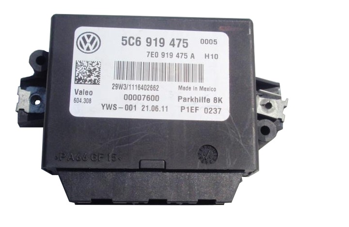 AP CONTROL UNIT MODULE PARKING 5C6919475 JETTA 5C photo 1 - milautoparts-fr.ukrlive.com