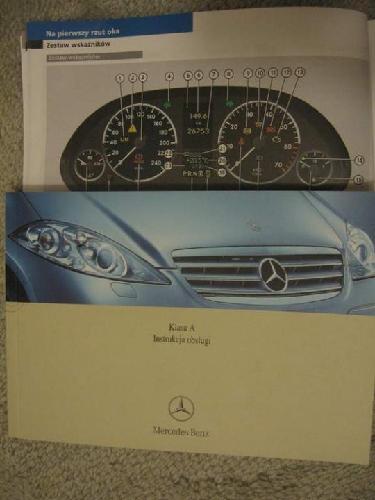 MERCEDES A W169 POLSKA MANUAL SERVICE 2004-2012 ORIGINAL KOLOROWA NEW CONDITION photo 1 - milautoparts-fr.ukrlive.com