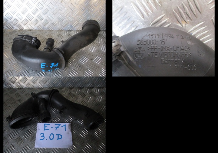 TUBE JUNCTION PIPE BMW X6 E71 E-71 3.0 D photo 1 - milautoparts-fr.ukrlive.com