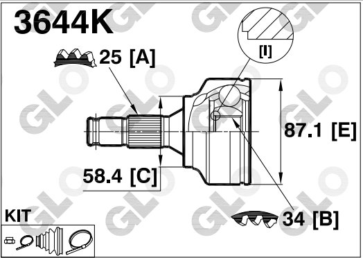 AXLE SWIVEL EXTERIOR CITROEN C4 I 1.6HDI 2.0I 16V photo 2 - milautoparts-fr.ukrlive.com