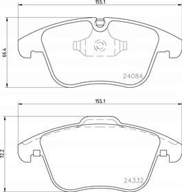 SABOTS DE FREIN DISQUES TEXTAR AVANT CITROEN C5 3 304MM photo 2 - milautoparts-fr.ukrlive.com