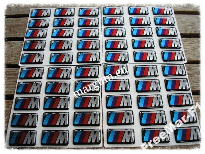 AUTOCOLLANT BMW M PAQUET M POWER M3 M4 M5 M6 LOGO M 16X9 MM photo 5 - milautoparts-fr.ukrlive.com