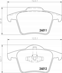 SABOTS DE FREIN DISQUES TEXTAR ARRIÈRE VOLVO XC90 308MM photo 2 - milautoparts-fr.ukrlive.com