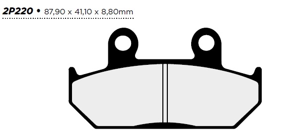 SABOTS DE FREIN NISSIN HONDA XRV 650 AFRICA TWIN 88-89 photo 2 - milautoparts-fr.ukrlive.com