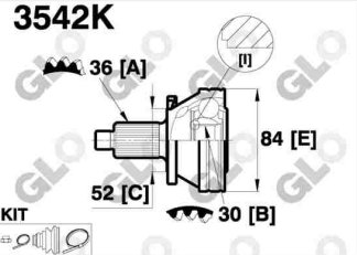 COUDE INTÉRIEUR AUDI A2 SEAT IBIZA CORDOBA 6L 1.4 1.6 1.9SDI 2002- 36X30 photo 2 - milautoparts-fr.ukrlive.com