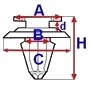 CLAMPS PINS MOULDINGS SILL HYUNDAI IX35 TUSCON photo 2 - milautoparts-fr.ukrlive.com