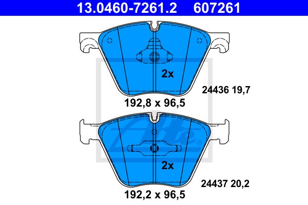 DISQUES SABOTS DE FREIN ATE AVANT POUR - BMW X5 F15 385MM photo 3 - milautoparts-fr.ukrlive.com