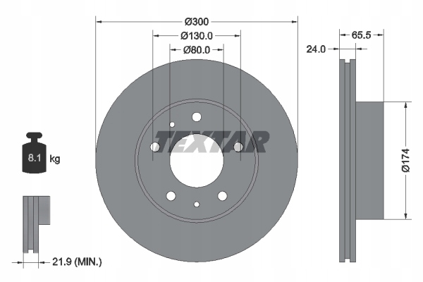 DISCS PADS TEXTAR FRONT CITROEN JUMPER 300MM photo 2 - milautoparts-fr.ukrlive.com