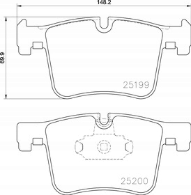 SABOTS DE FREIN CAPTEUR TEXTAR AVANT BMW 3 F31 4 F32 82 F36 photo 2 - milautoparts-fr.ukrlive.com