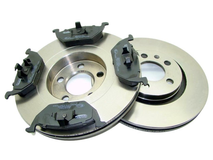 DISQUES 2 PC. + SABOTS DE FREIN AVANT AUDI SEAT VOLKSWAGEN A3 TOLEDO CORDOBA LEON POLO photo 1 - milautoparts-fr.ukrlive.com