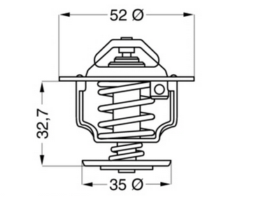 TEMPERATURE REGULATOR WAHLER FORD ESCORT FIESTA FOCUS MONDEO photo 3 - milautoparts-fr.ukrlive.com