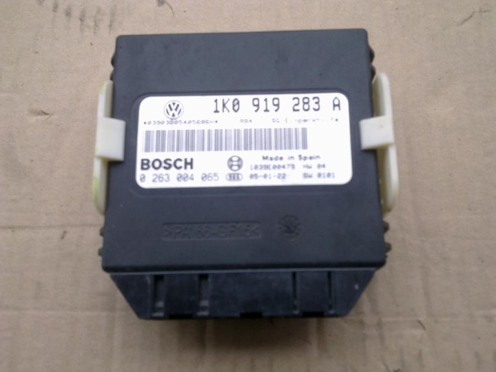 VW GOLF TOURAN MODULE DE PARKING RADAR DE RECUL 1K0919283A photo 1 - milautoparts-fr.ukrlive.com