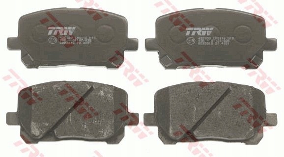 DISCS PADS TRW FRONT - TOYOTA AVENSIS VERSO photo 3 - milautoparts-fr.ukrlive.com