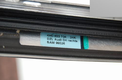 AUDI A8 D4 COUVE-JOINT PLANCHE DE TOIT DROITE GAUCHE CHROME photo 2 - milautoparts-fr.ukrlive.com