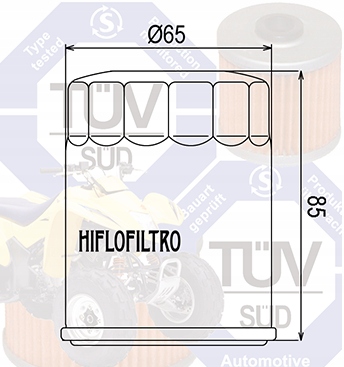 FILTER OILS HIFLOFILTRO HF196 POLARIS ATV 600 700 photo 2 - milautoparts-fr.ukrlive.com