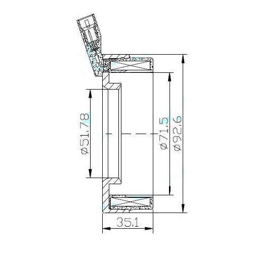 2204008 BOBINE COMPRESSEURS DU CLIMATISATEUR DU CLIMATISEUR DELPHI DV14 V5 OPEL ASTRA TIGRA VECTRA photo 2 - milautoparts-fr.ukrlive.com