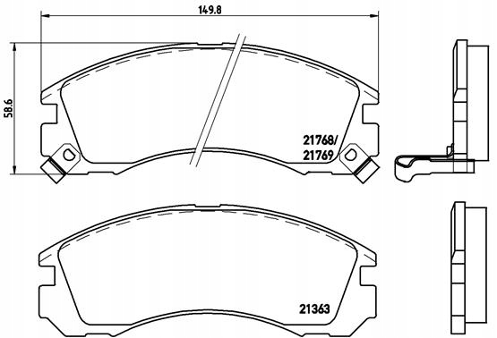 BREMBO SABOTS DE FREIN P OUTLANDER I 03-06 II 06-12 3 12- photo 2 - milautoparts-fr.ukrlive.com