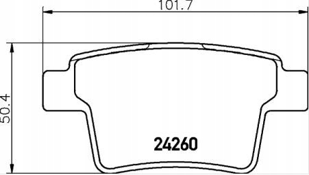 PADS REAR +ZEST.M. JAGUAR X-TYPE X400 FROM 10/2004- photo 6 - milautoparts-fr.ukrlive.com