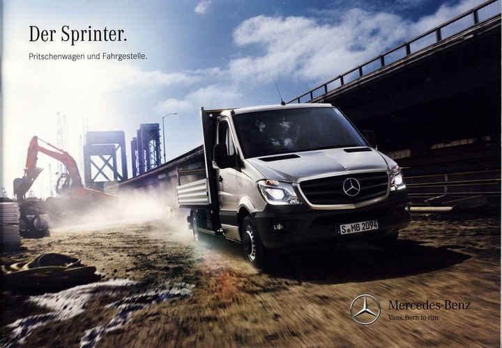 Mercedes Sprinter Pritschenwagen prospekt 2014 photo 1 - milautoparts-fr.ukrlive.com