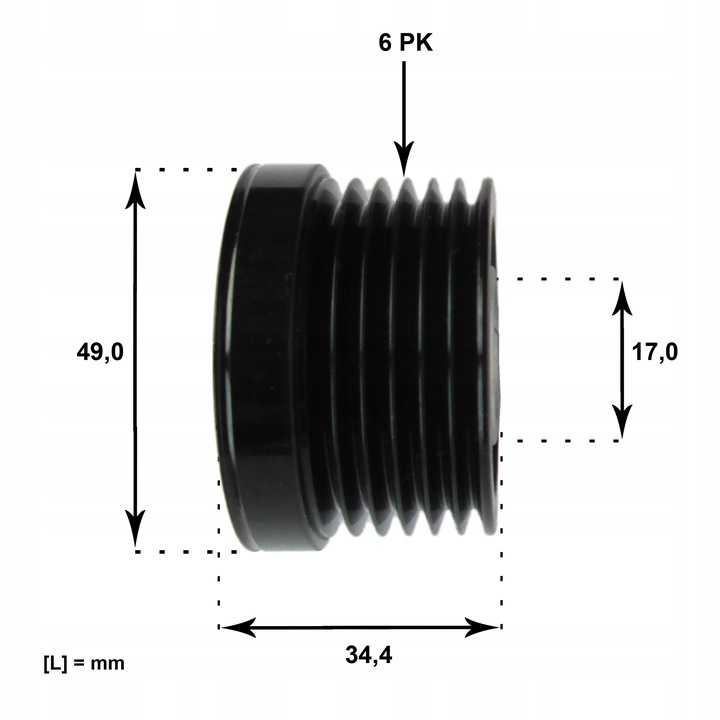 WHEEL PULLEY ELECTRIC GENERATOR WRC 5807111 BMW,12 31 7 516 103,12 31 7 552 353,12 photo 2 - milautoparts-fr.ukrlive.com